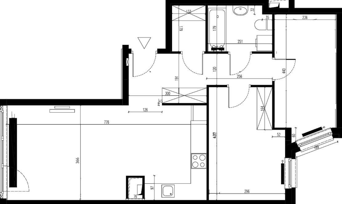 Apartmán Casa Bonita Varšava Pokoj fotografie